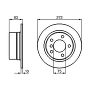 Bosch Front & Rear Brake Discs & Pads fits BMW Z3 Roadster 1995-2003 1.8 1.9