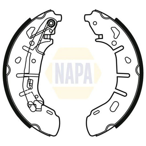 NAPA Brake Shoe Set Axle Kit NBS1085