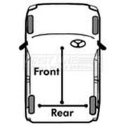 First Line Handbrake Cable Left Rear fits Austin Mini 1976-1981