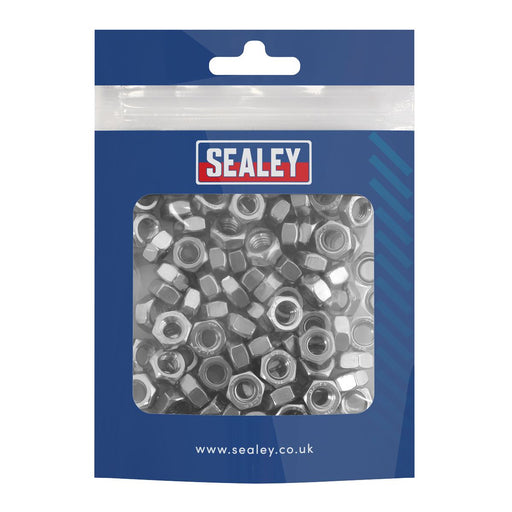 Sealey Stainless Steel Nut M6, DIN 934 - Pack of 100 SS6 Sealey - Dynamic Drive