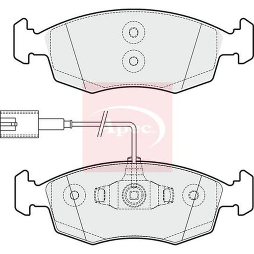 Apec Front Brake Pad Set PAD1845