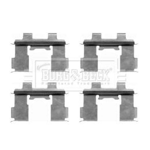 Borg & Beck Brake Pad Accessory Fitting Kit Front BBK1484