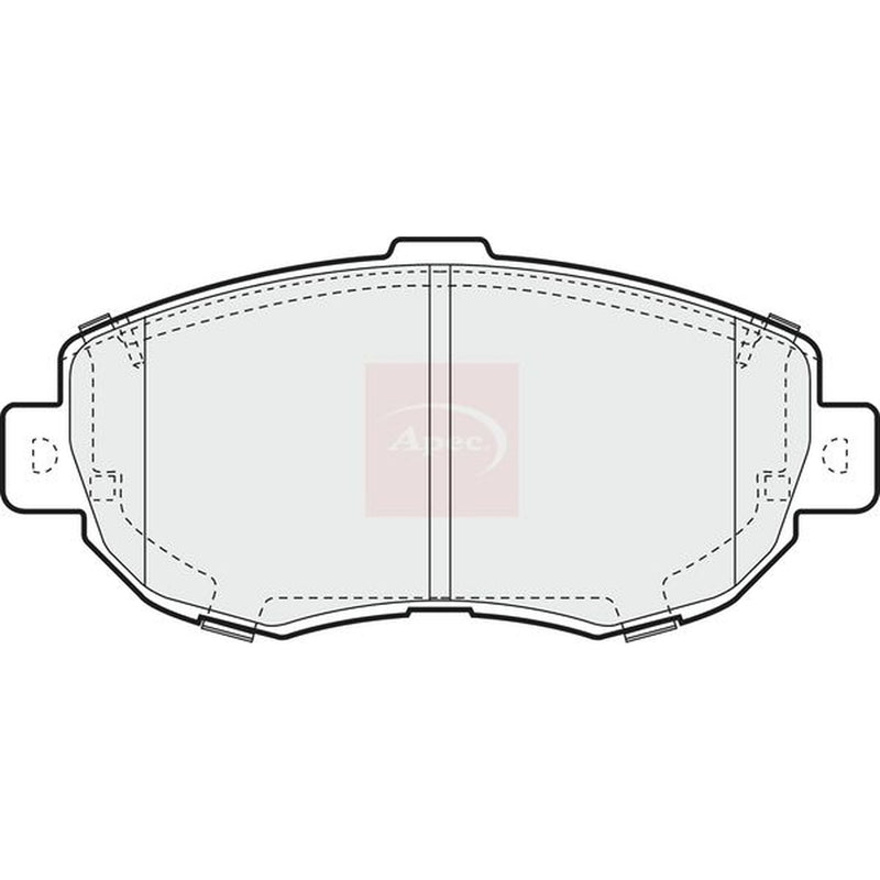 Apec Front Brake Pad Set fits Lexus Gs 1993-1997