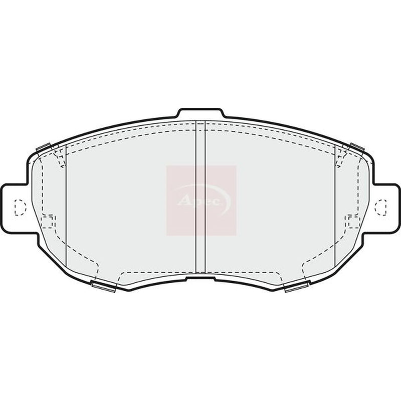 Apec Front Brake Pad Set PAD863