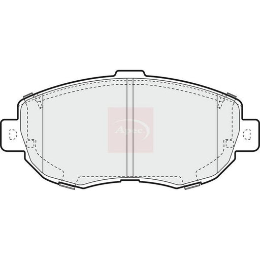 Apec Front Brake Pad Set fits Lexus Gs 1993-1997