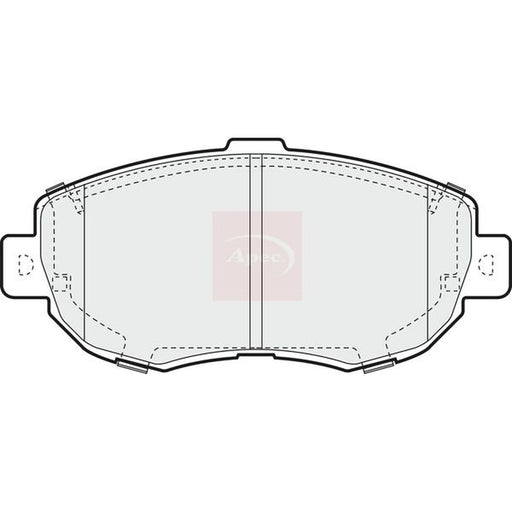 Apec Front Brake Pad Set PAD863