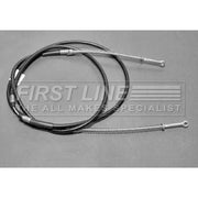 First Line Handbrake Cable Left Rear fits Seat Marbella 1986-1998 0.8 0.9