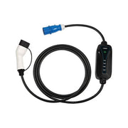 Laser EV Charging Cable - Type 2 Female to Commando Plug (blue) 32A Single Phase 8630 Laser - Dynamic Drive