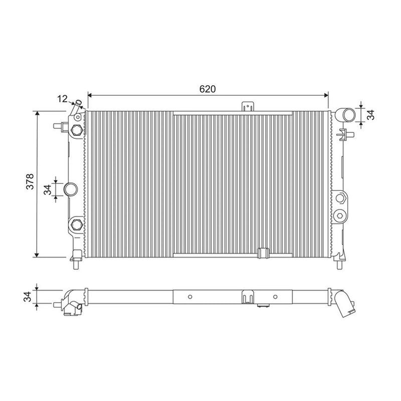 Valeo Engine Radiator 731175