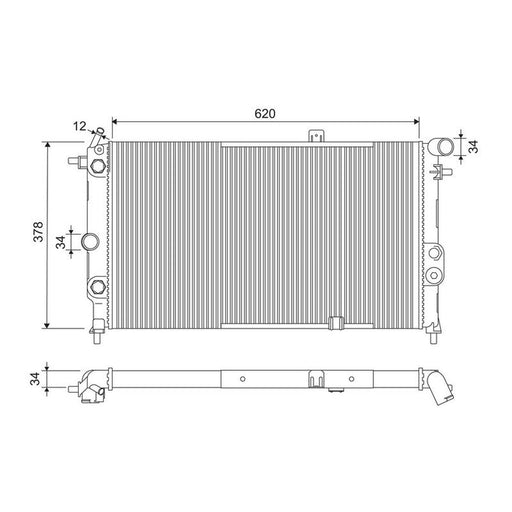Valeo Engine Radiator 731175
