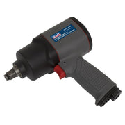 Sealey Air Impact Wrench 1/2"Sq Drive Composite Twin Hammer SA201 Sealey - Dynamic Drive