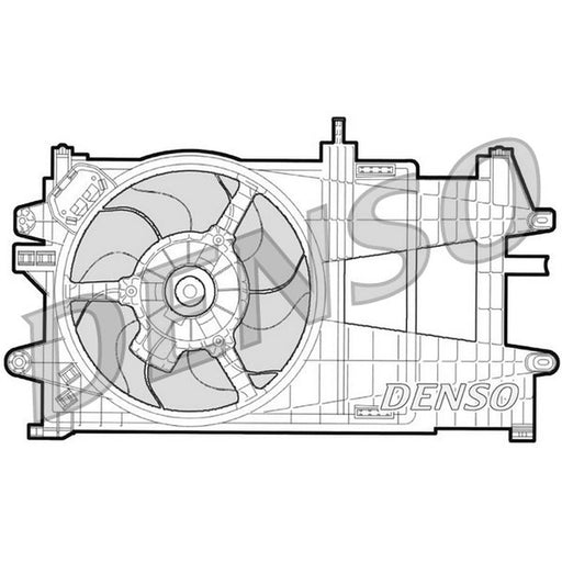 Denso Engine Cooling Fan fits Fiat Punto 1999-2010 1.2 188.030 188.233