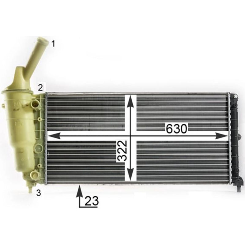 Mahle Engine Radiator