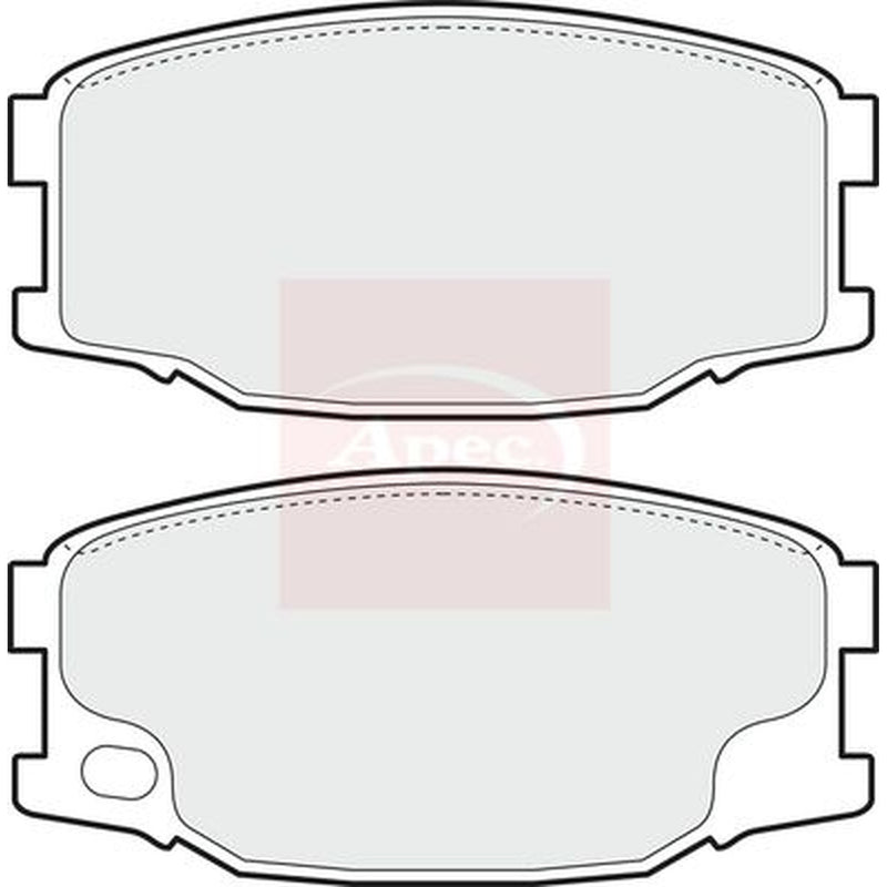 Apec Brake Pad Set