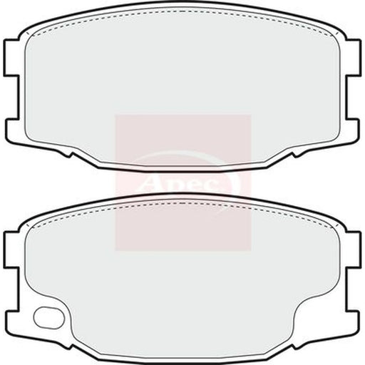 Apec Brake Pad Set PAD1361