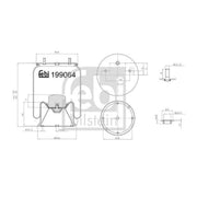 Febi Air Suspension Bellow 199064