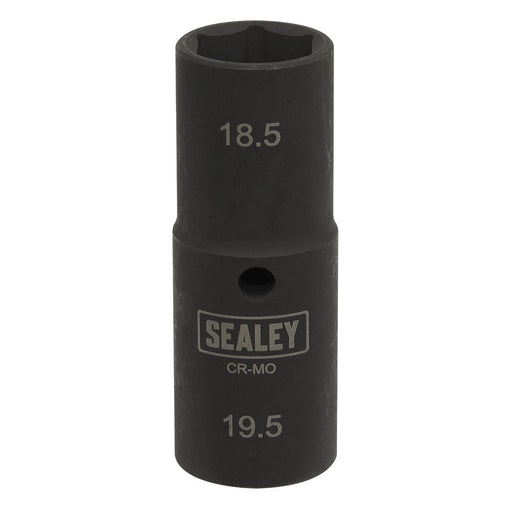 Sealey Deep Impact Socket 1/2"Sq Drive Double Ended 18.5/19.5mm SX1819 Sealey - Dynamic Drive