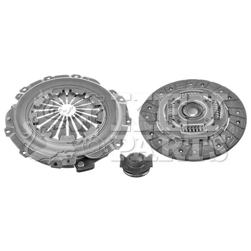Key Parts Clutch Kit Set 3pc 215mm fits Dacia Logan 2005 on 1.5