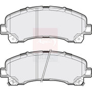 Apec Front Brake Pad Set fits Isuzu D-Max I Platform/Chassis 2007-2012 3.0