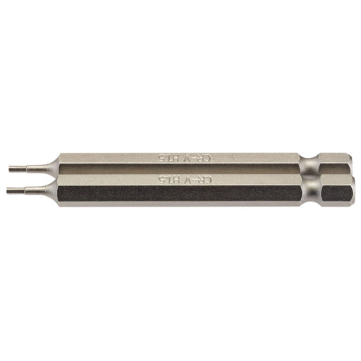 Draper Hexagonal Insert Bit, 1.5mm, 1/4" Hex, 75mm Long (Pack of 2) 64317 Draper - Dynamic Drive