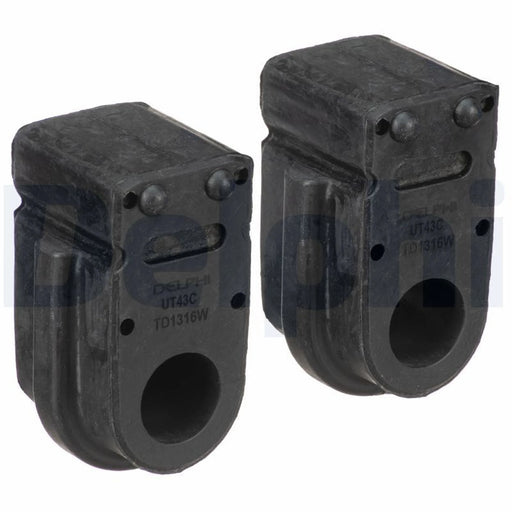 Delphi 2 x Anti Roll Bar Bush fits Renault Clio III 2006-2014 2.0