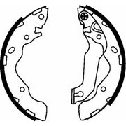 Mintex Brake Shoe Set Axle Kit fits Hyundai Elantra III 2000-2006 1.6 1.8 2.0