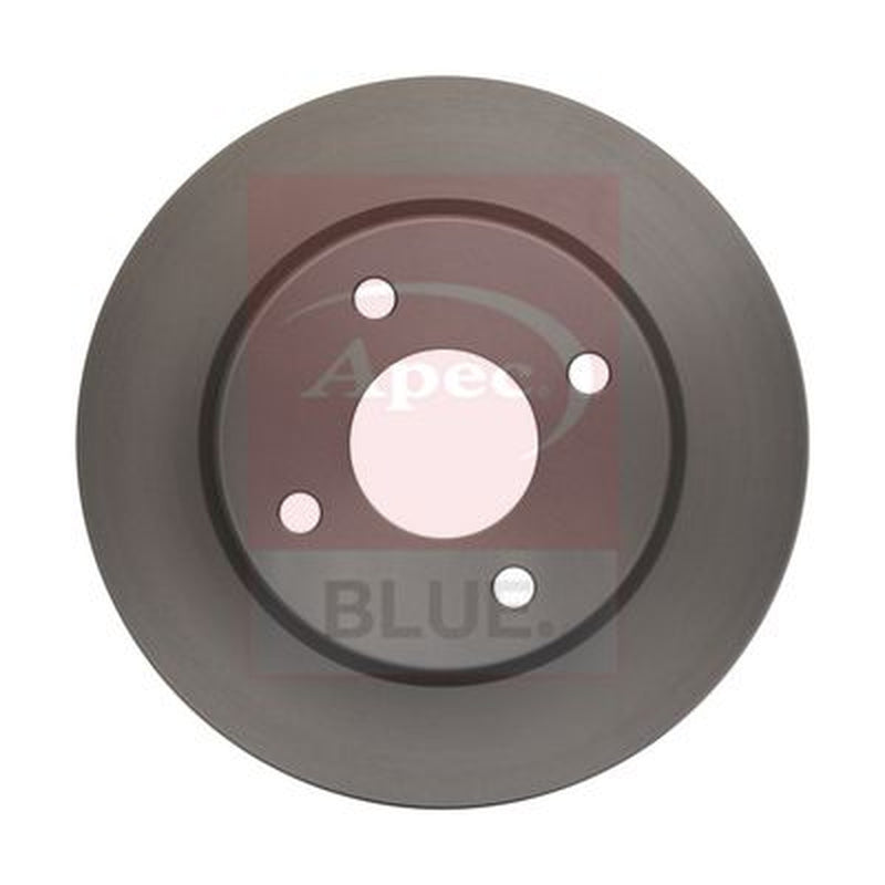 Apec 2 x Solid Brake Discs fits Nissan Micra II 1992-2003 1.0 1.3 1.4