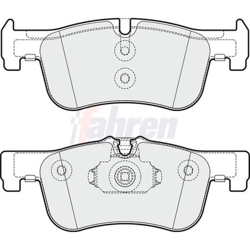 Fahren Front Brake Pad Set FBP3291