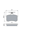Bosch Front & Rear Pads fits Audi A4 B5 1995-2001 1.8 1.9 2.4 2.5 2.6 2.8