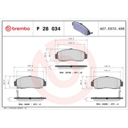 Brembo Front Brake Discs & Pads fits Honda Accord IX 2012 on 2.4