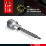 Teng Tools 1/2" Long TX Bit Socket TX45 Teng Tools - Dynamic Drive