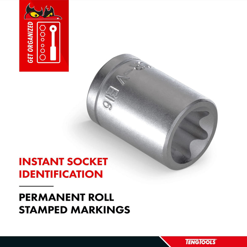 Teng Tools 3/8" TX-E Socket E14 Teng Tools - Dynamic Drive