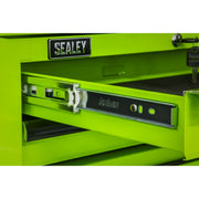 Superline Pro Superline PRO Mid-Box Tool Chest 2 Drawer - Green/Black Superline Pro - Dynamic Drive