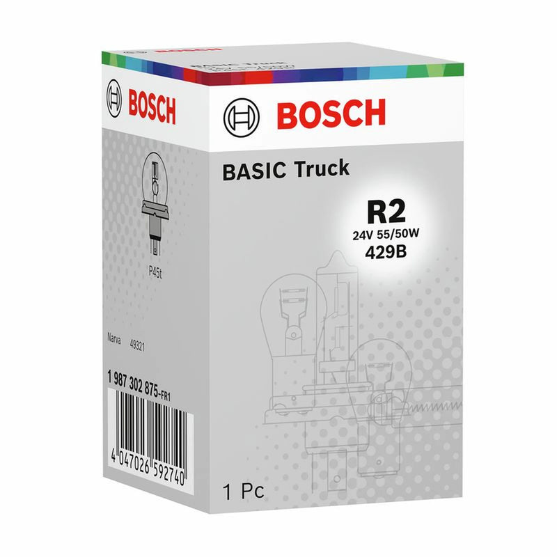 Bosch Car Light Bulb R2 (Bilux) P45t 24V 55/50W