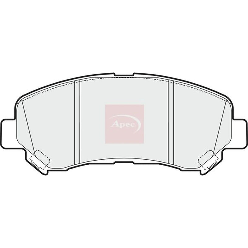 Apec Front Brake Pad Set PAD1621