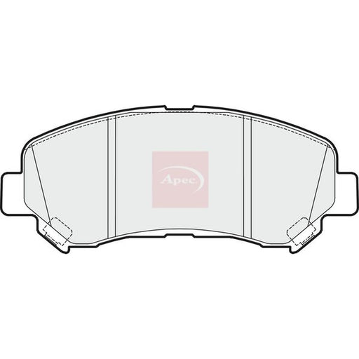 Apec Front Brake Pad Set PAD1621