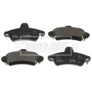 Borg & Beck 4 x Rear Brake Pad Set BBP1934