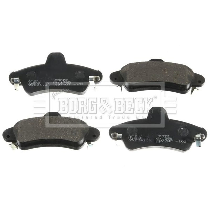 Borg & Beck 4 x Rear Brake Pad Set BBP1934