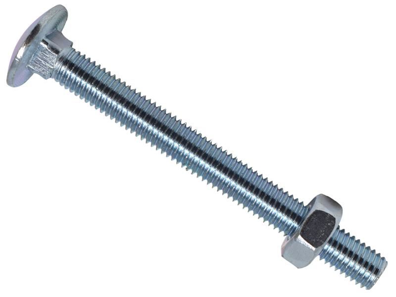 METALMATE Cup Square Hex Bolt & Nut ZP M10 x 100mm Box 25 METALMATE� - NN4 Online