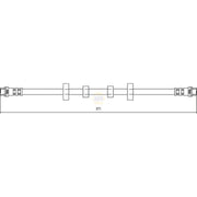 NAPA Brake Hydraulic Hose Line Front NBH1136