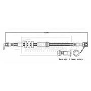 Borg & Beck Brake Hydraulic Hose Line Front Right BBH8864