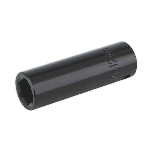 Sealey Impact Socket 12mm Deep 3/8"Sq Drive IS3812D Sealey - Dynamic Drive