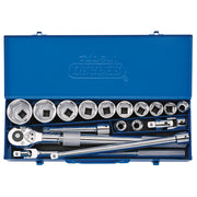 Draper Metric Socket Set in Metal Case, 3/4" Sq. Dr. (17 Piece) 16486 Draper - Dynamic Drive