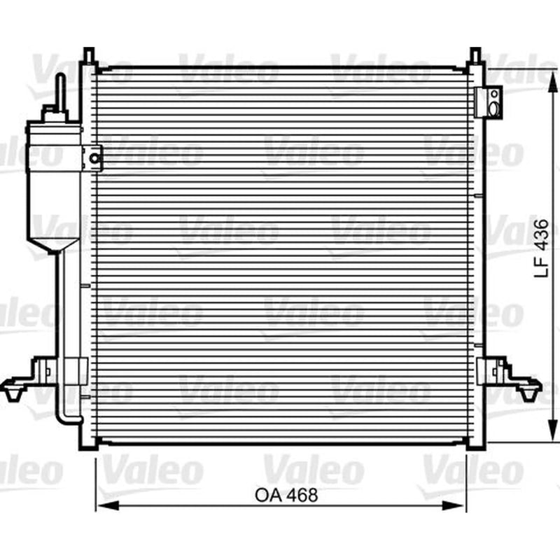 Valeo Air Conditioning Condenser 814214