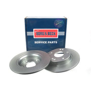 Borg & Beck Front & Rear Brake Discs & Pads fits Honda Civic VIII 2007-2010 2.0