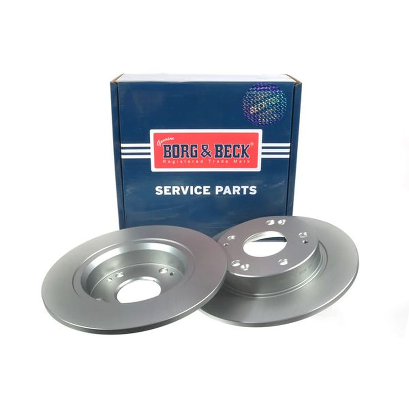 Borg & Beck Front & Rear Brake Discs & Pads fits Honda Civic VIII 2007-2010 2.0