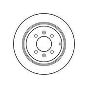 Abtex 2 x Solid Brake Discs fits Peugeot 406 1995-2004 1.6 1.8 1.9 2.0 2.1 2.2