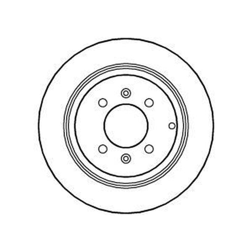Abtex 2 x Solid Brake Discs fits Peugeot 406 1995-2004 1.6 1.8 1.9 2.0 2.1 2.2