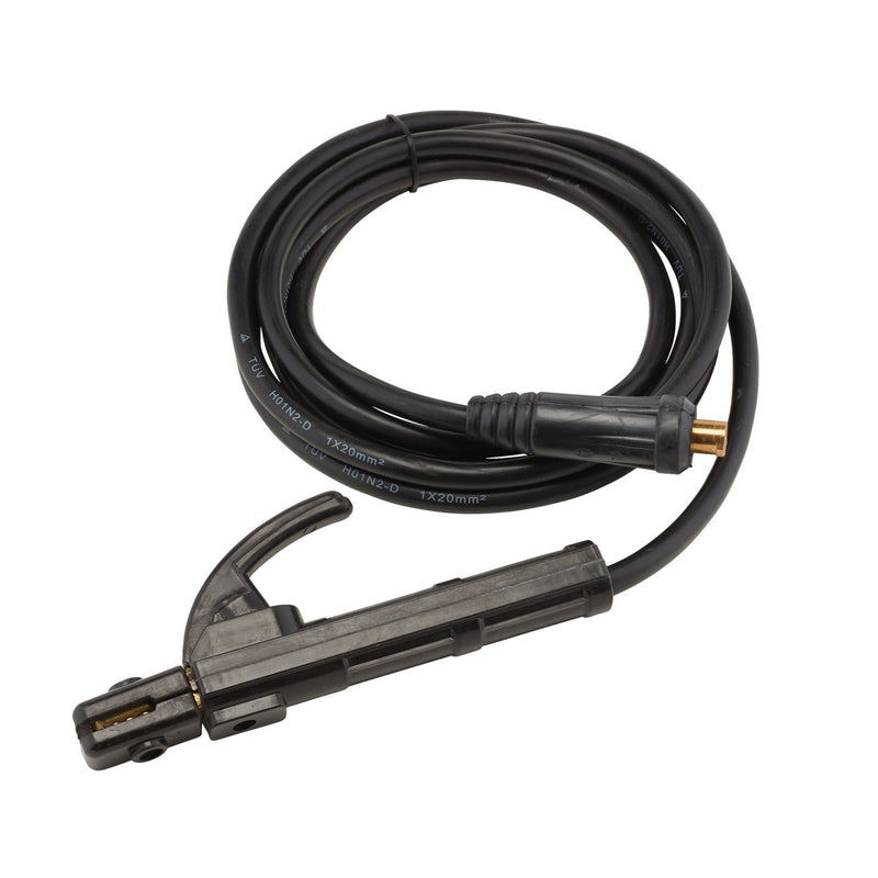 Draper Expert MMA Welding Electrode Holder with 30/50 Dinse-type Plug, 3m, 200A Draper - Dynamic Drive