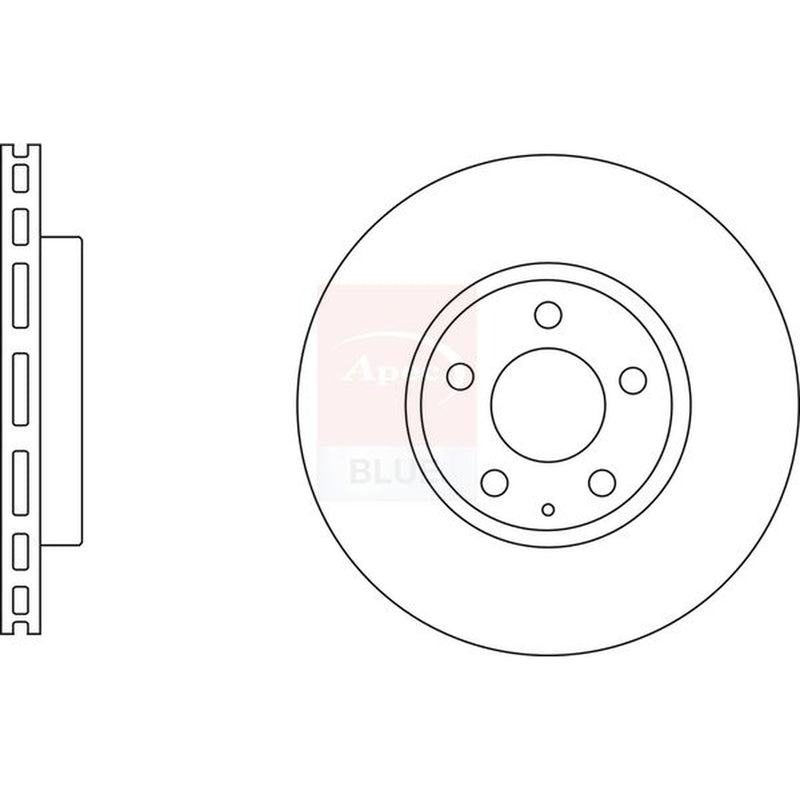 Apec Front & Rear Brake Discs & Pads fits Mazda CX-3 2015-2018 1.5 2.0